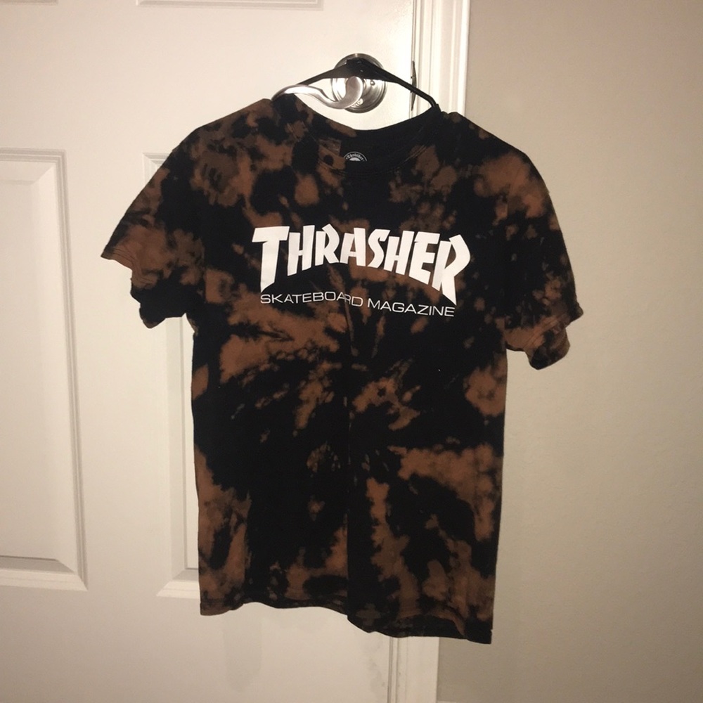 bleach dyed tee
